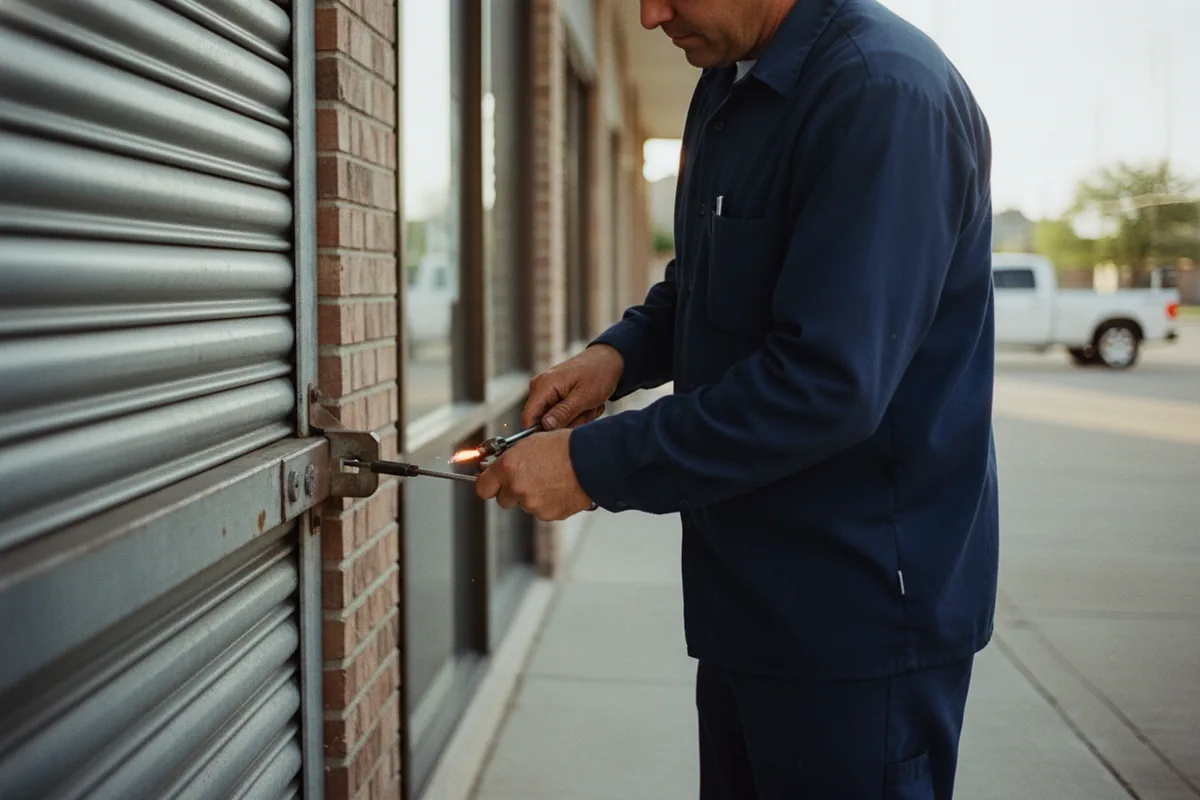 Storefront Gate Repair
